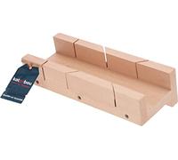 KOTARBAU Boîte à découper en bois 30 x 12 cm pour couper les raccords d'angle, lattes, boîte à onglets, boîte à scies