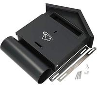 KOTARBAU® Boîte aux lettres 340x260x55 mm Compartiment à journaux Mur Clôture Support Galvanisé B6 Résistant aux intempéries Divers Anthracite Robuste Universal Fermable