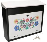 KOTARBAU® Boîte aux lettres avec graphisme intéressant Verrouillable Résistante à la corrosion et aux rayures Landvolk Design