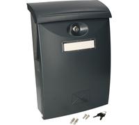 KOTARBAU® Boîte aux lettres en plastique anthracite 235x90x340mm