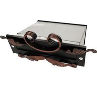KOTARBAU® Boîte aux lettres murale avec profondeur réglable 160 - 295 mm Boîte aux lettres encastrée Boîte aux lettres pour murs de maison et de clôture Noir