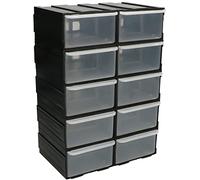 KOTARBAU® Boîte de rangement d'atelier 10 tiroirs avec compartiments 55S 2M Module