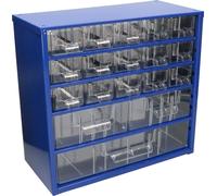 KOTARBAU® Boîte de rangement d'atelier avec tiroirs 306x282x155 Coffret de tri 15K2M1G Magasin de petites pièces en métal