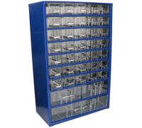 KOTARBAU® Boîte de rangement d'atelier avec tiroirs 306x460x155 Coffret de tri 35K2M1G Magasin de petites pièces en métal