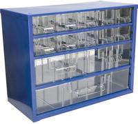 KOTARBAU® Boîte de rangement pour atelier avec tiroirs 306x238x155 Coffret de tri 10K2M1G Magasin pour petites pièces en métal
