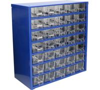 KOTARBAU® Boîte de rangement pour atelier avec tiroirs 306x327x155 Coffret de tri 35K Magasin pour petites pièces en métal