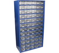 KOTARBAU® Boîte de rangement pour atelier avec tiroirs 306x551x155 Coffret de tri 60K Magasin pour petites pièces en métal