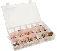 KOTARBAU® Bouchons de vidange et joints en cuivre Assortiment de 534 pièces dans une boîte d'assortiment