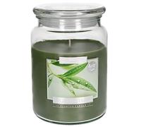 KOTARBAU® Bougie parfumée dans un verre avec couvercle - Idée cadeau - Bougies décoratives d'aromathérapie - Durée de combustion jusqu'à heures (grand thé vert)