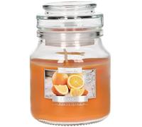 KOTARBAU® Bougie parfumée dans un verre avec couvercle - Idée cadeau - Bougies décoratives d'aromathérapie - Durée de combustion jusqu'à heures (petit, orange)