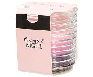 KOTARBAU® Bougie parfumée en flacon de verre, parfum de Nuit Orientale, Bougies décoratives, Bougie en verre parfumée, Bougie aromatique, Durée 28 h, Idée de cadeau, Couleur Rose