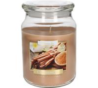 KOTARBAU® Bougie Parfumée Grande dans un verre avec couvercle Cannelle Idée Cadeau Aromathérapie Bougies de décoration Durée de combustion jusqu'à 100 heures