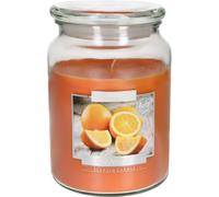 KOTARBAU® Bougie Parfumée Grande dans un verre avec couvercle Orange Idée Cadeau Bougies d'Aromathérapie Décoration Durée de combustion jusqu'à 100 heures
