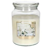 KOTARBAU® Bougie Parfumée Grande dans un verre avec couvercle White Flowers Idée Cadeau Bougies d'Aromathérapie Décoration Durée de combustion jusqu'à 100 heures