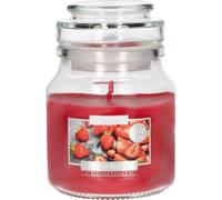 KOTARBAU® Bougie Parfumée Petit pot en verre avec couvercle Fraise Idée Cadeau Bougies d'Aromathérapie Décoration Durée de combustion jusqu'à 28 heures