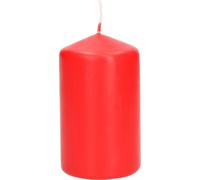 KOTARBAU® Bougies en mottes 100 mm Bougies en colonne Bougies en bloc ⌀ 50 mm Rouge