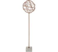 KOTARBAU® Boule de jardin Ecorost 30 cm Décoration spéciale pour vous Boules décoratives Décoration de jardin + socle en béton 5 kg