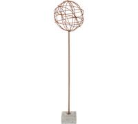 KOTARBAU® Boule de jardin Ecorost 30cm Décoration insolite pour vous Boules de décoration Décoration de jardin + Socle en béton 5kg