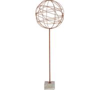 KOTARBAU® Boule de jardin Ecorost 40cm Décoration insolite pour vous Boules de décoration Décoration de jardin + Socle en béton 5kg
