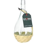 KOTARBAU® Bouteille en verre - Carafe en verre - Capacité : 1 l