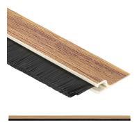KOTARBAU Joint de brosse en pin 100 cm bas de porte isolant bas porte anti froid balai porte joint bas de porte d'entrée bas porte garage brosse porte
