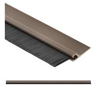 KOTARBAU® Brosse Bas de Porte - PVC - 1 m - Marron - 45 mm - Joint De Porte D'Entrée - Protection Insectes - Langlebig Fiable - Bas Ouvrant Isolant - Anti Cafard - Autocollant