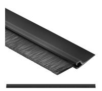 KOTARBAU® Brosse Bas de Porte - PVC - 1 m - Noir - 45 mm - Joint De Porte D'Entrée - Protection Insectes - Langlebig Fiable - Bas Ouvrant Isolant - Anti Cafard - Autocollant
