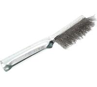 KOTARBAU® Brosse métallique manuelle 110mm Brosse métallique Brosse manuelle Brosse de nettoyage pour ébavurer Dérouiller Nettoyer