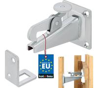 KOTARBAU® Butoir de porte Montage mural Arrêt de porte Arrêt de porte Argent Arrêt de porte Angle de fermeture Butoir de porte Acier Robuste Massif