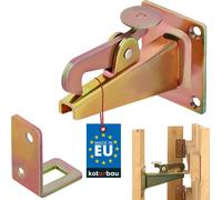 KOTARBAU® Butoir de porte Montage mural Arrêt de porte Arrêt de porte Jaune Arrêt de porte Angle de fermeture Butoir de porte Acier Robuste Massif