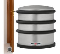 KOTARBAU® Butoir de porte pour porte libre Butoir de porte haut Argent