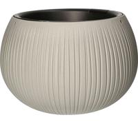 KOTARBAU® Cache-pot 290x200mm imitation béton avec design de vagues + pot intérieur Style moderne