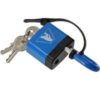 KOTARBAU® Cadenas à étrier 46 mm en acier laminé Cadenas avec revêtement PVC Sécurité anti-effraction Cadenas massif trempé