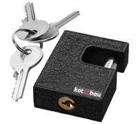 KOTARBAU® Cadenas À Tige En Fonte 50 mm Cadenas À Tige Antivol Automatique Résistant Aux Coupures Protège Contre Le Vol