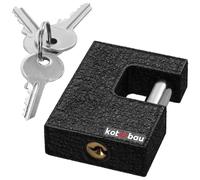 KOTARBAU® Cadenas À Tige En Fonte 60 mm Cadenas À Tige Antivol Automatique Résistant Aux Coupures Protège Contre Le Vol