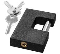 KOTARBAU® Cadenas À Tige En Fonte 90 mm Cadenas À Tige Antivol Automatique Résistant Aux Coupures Protège Contre Le Vol