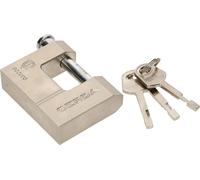 KOTARBAU® Cadenas en laiton renforcé 70 mm Cadenas monobloc à boulon Anti-effraction Serrure à étrier Serrure massive trempée