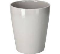 KOTARBAU® Céramique Pot de fleurs Cache-pot pour orchidées H 150mm ⌀ 120 mm Gris