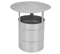 KOTARBAU® Chapeau de Cheminée - Acier Galvanisé - ø 170 mm - Argent - Chapeau Cheminée Anti Pluie - Résistant à la Corrosion - Installation Facile - Design Moderne