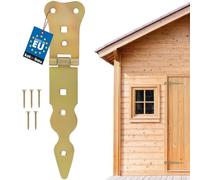 KOTARBAU ® Charnière 150 mm Charnière de porte Charnière de portail En acier galvanisé Inoxydable Or Solide