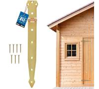 KOTARBAU ® Charnière 300 mm de Porte et Portail - Couleur Or - Galvanisée En Acier Inoxydable