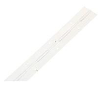 KOTARBAU® Charnière à tige pour piano 300/31 mm - Toutes les couleurs peuvent être découpées et raccourcissables - Bande de soudure solide - Charnière pour meuble (1, blanc)