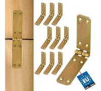 KOTARBAU Charnière de caisse - 150 x 25 mm - Lot de 10 - Galvanisé - Charnières de porte - Charnières de placard