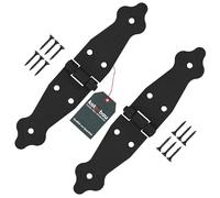 KOTARBAU® Charnière de chantier x 2 | Charniere Porte Lourde | Charnières de Portes | Charnière Porte Lourde | Charniere Portail 100 x 100 x 35 mm en acier galvanisé 2 pieces