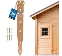 Kotarbau ® Charnière de Porte 250 mm Or Galvanisée En Acier Inoxydable