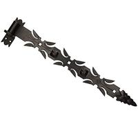 KOTARBAU® Charnière de porte en fer forgé avec gond - 600 mm - En acier inoxydable