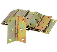 KOTARBAU® Charnières de meubles 60 x 45 mm 25 pcs. Charnières laminées Toutes les tailles Bande de table Bande de porte Bande de meuble Galvanisé Charnières de porte Charnière Bande de caisse