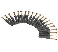 KOTARBAU® Chevilles universelles avec jeu de vis à bois x x mm éléments de connexion en métal et plastique (20, 8 x 40 mm).