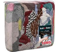 KOTARBAU® Chiffons de nettoyage atelier 10 kg Flanelle coton Chiffons de nettoyage voiture Chiffons de nettoyage industriel Chiffons atelier Chiffons de rinçage Chiffons cuisine Chiffons cheminée Kit 