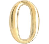 KOTARBAU® Chiffre "0" laiton Autocollant 5 cm en laiton pour portes d'entrée